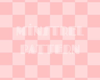 Soft Pink Checkered Seamless Pattern for Fabric Printing Sublimation, Sublimation File, Surface Design