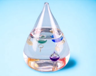 11.5cm Teardrop Galileo Thermometer