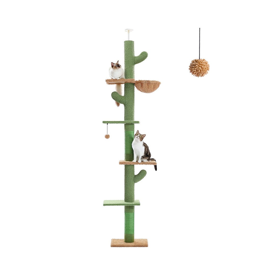 Cactus Cat Tree Floor to Ceiling Cat Tower Etsy