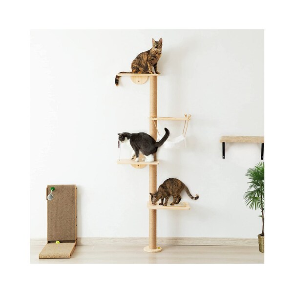 Wall Mounted Cat Tree Etsy