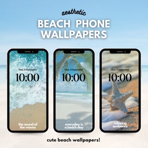 Relaxing Beach Phone Wallpaper - Cute Beach Phone Wallpapers Aesthetic