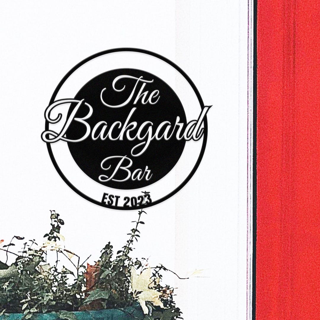 Personalized Design Logo Sign, Custom Design Text Metal Sign, Metal ...