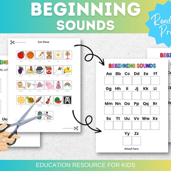 Beginning Letter Sounds Worksheets Beginning Sounds Kindergarten Vowel Sounds In English Consonant Sounds Chart Toddler Activities Printable