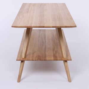 Solid Oak Coffe Table image 7