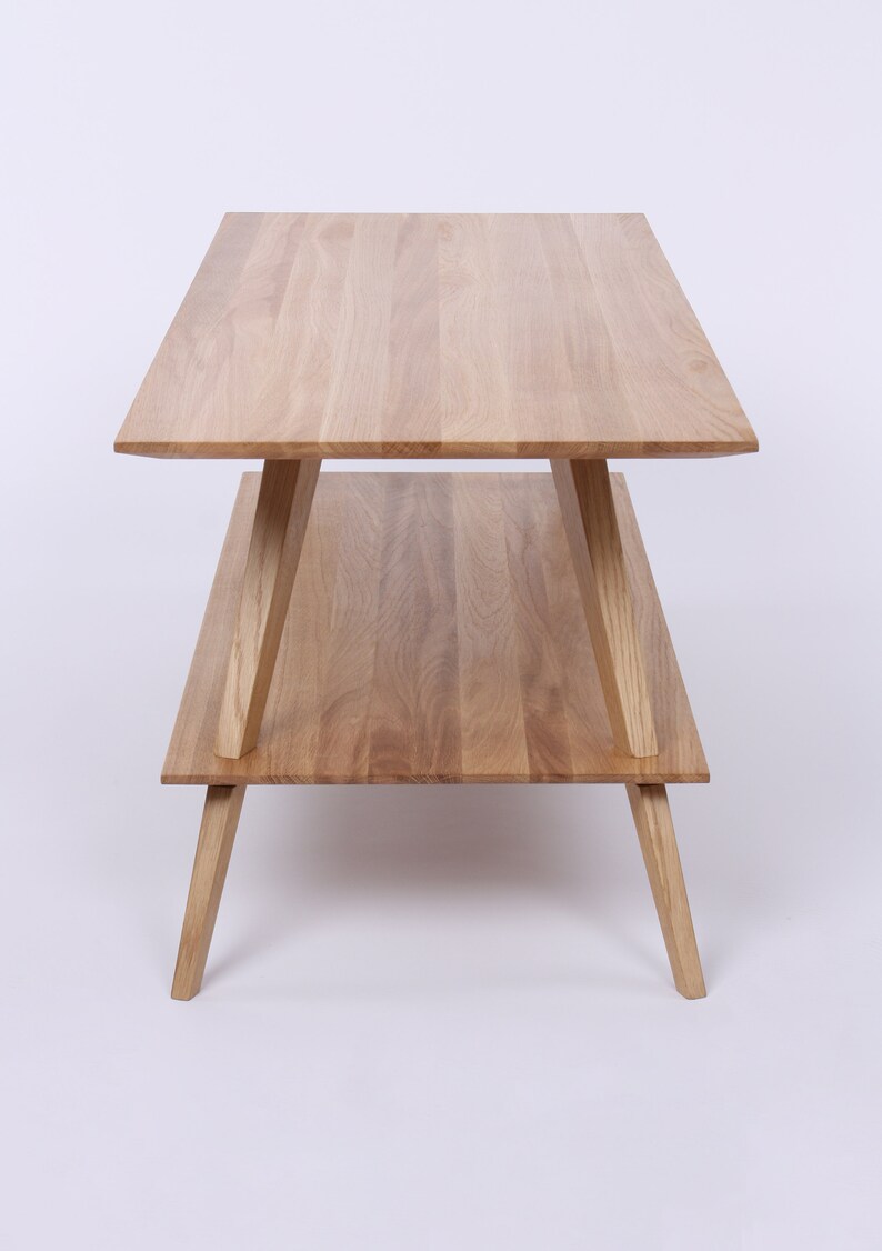 Solid Oak Coffe Table image 7