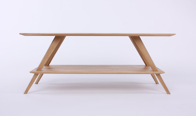 Solid Oak Coffe Table image 1