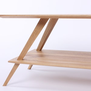 Solid Oak Coffe Table image 5