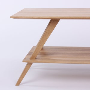 Solid Oak Coffe Table image 2