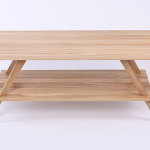 Solid Oak Coffe Table image 4