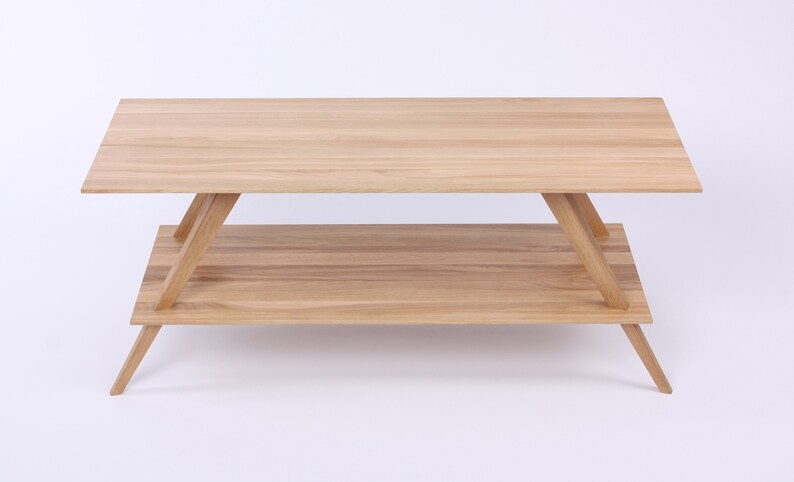 Solid Oak Coffe Table image 4