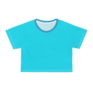 Baby Blue Crop Tee