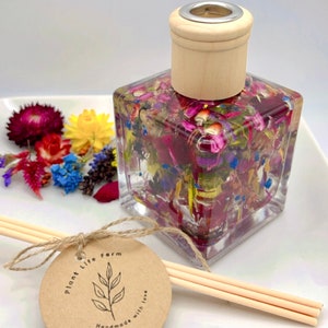 Dried Flower Reed Diffusers Square Bottle-6.7oz