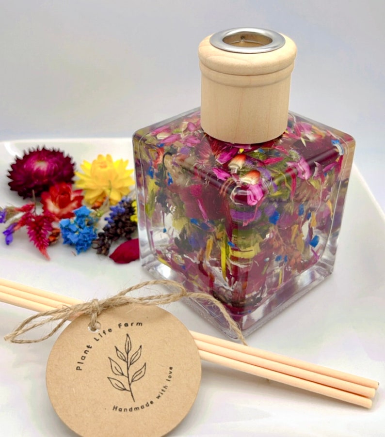 Dried Flower Reed Diffusers Square Bottle-6.7oz