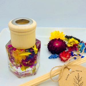 Dried Flower Reed Diffusers Hexagon Bottle-1.7oz