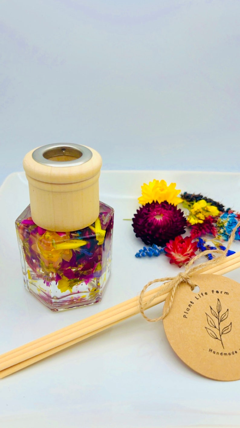 Dried Flower Reed Diffusers Hexagon Bottle-1.7oz