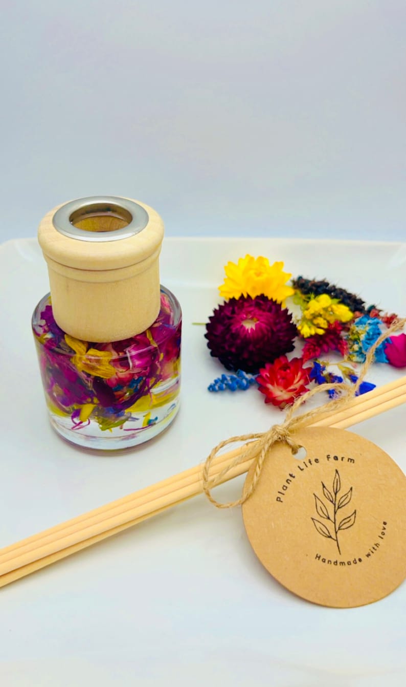 Dried Flower Reed Diffusers Round Bottle-1.7oz
