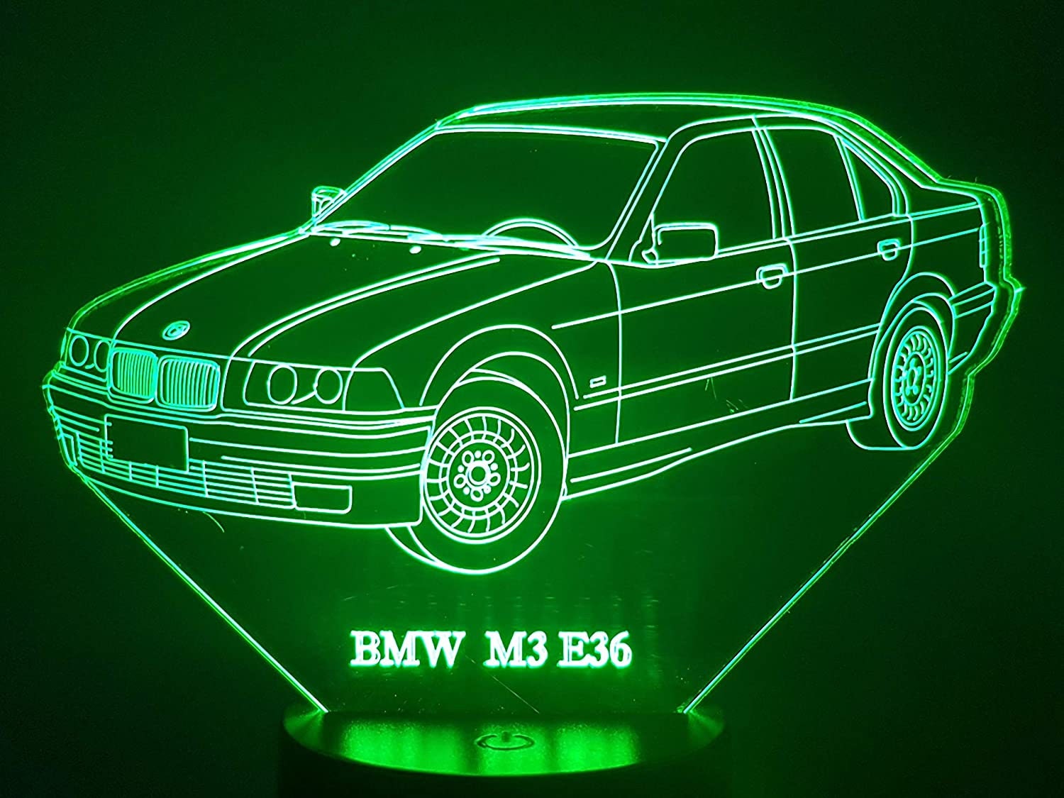 Figurine Lampe Décorative BMW – Disque De Frein Avec Logo M Performance, LED