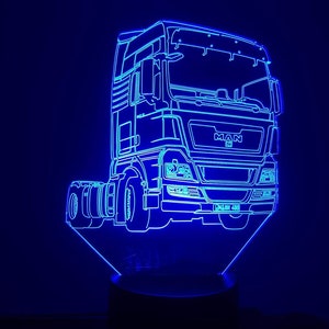 Lampe 3D Motif Camion M-N 7 couleurs image 7