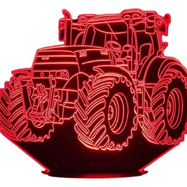 3D Lamp - AC Tractor Pattern. PUM - 7 colors