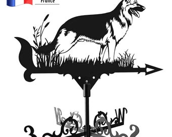 Metallwetter – Australian Shepherd-Muster – Lager Frankreich/Schneller Versand