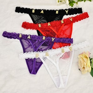 Personalized Name Thongs