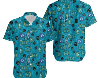 Haunted Mansion Button Shirt, Haunted Mansion Hawaiian Shirt, Disney Halloween Shirts, Magic Kingdom Shirts, Disney Shirt