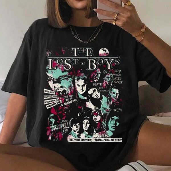 The Lost Boys Halloween 2023 T-Shirt, Lost Boys Vampire Movie Shirt, Halloween shirt, Halloween Horror Movie Shirt, Halloween Gift Tee.