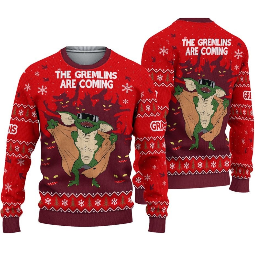 Gremlins ugly store christmas sweater