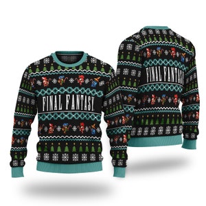 Final fantasy 7 shop ugly christmas sweater