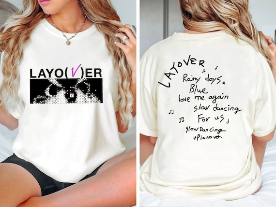 Layover V Sweatshirt, Layover Album Track Shirt, Kim Taehyung