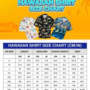 Horror Movie Retro Hawaii Shirt, Horror Movie Button Down Shirt, Horror Character Summer Shirt, Horror Gifts For Women Men image 3