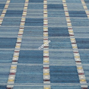Handwoven Wool kilim rug, Custom Durrie Rug, Scandinavian kilim Wool Rug, Flatweave Rug, 6x9 8x10 9x12 For Living Room, Home Decor