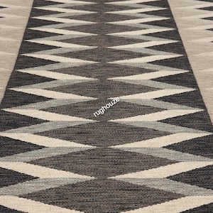 Handwoven Wool kilim rug, Custom Durrie Rug, Scandinavian kilim Wool Rug, Flatweave Rug, 6x9 8x10 9x12 For Living Room, Home Decor