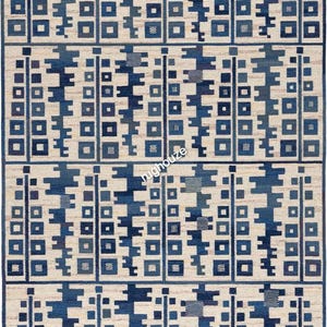 Handwoven Wool kilim rug, Custom Durrie Rug, Scandinavian kilim Wool Rug, Flatweave Rug, 6x9 8x10 9x12 For Living Room, Home Decor