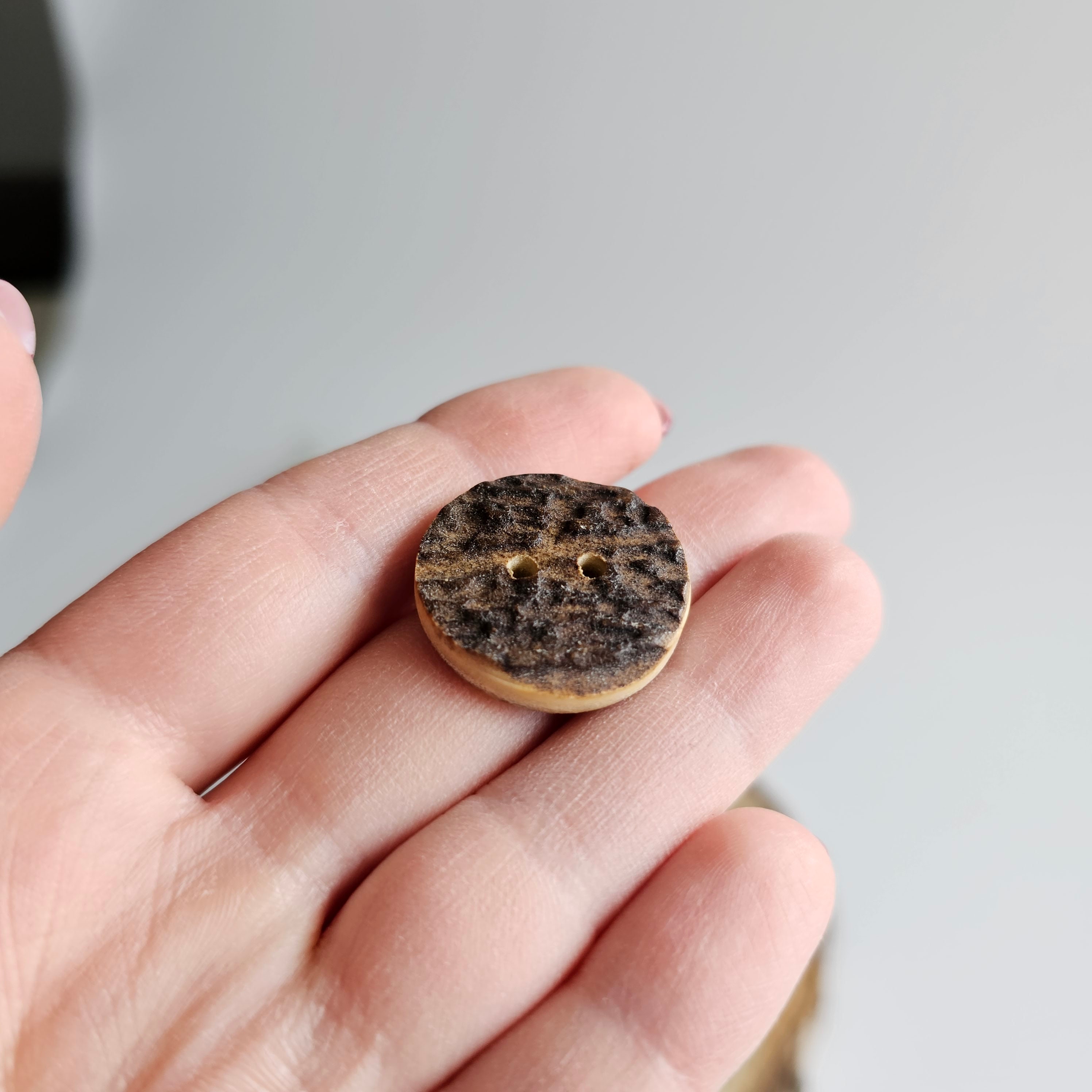 Handmade Buttons, Antler Buttons, Horn Buttons, Natural Antler Buttons