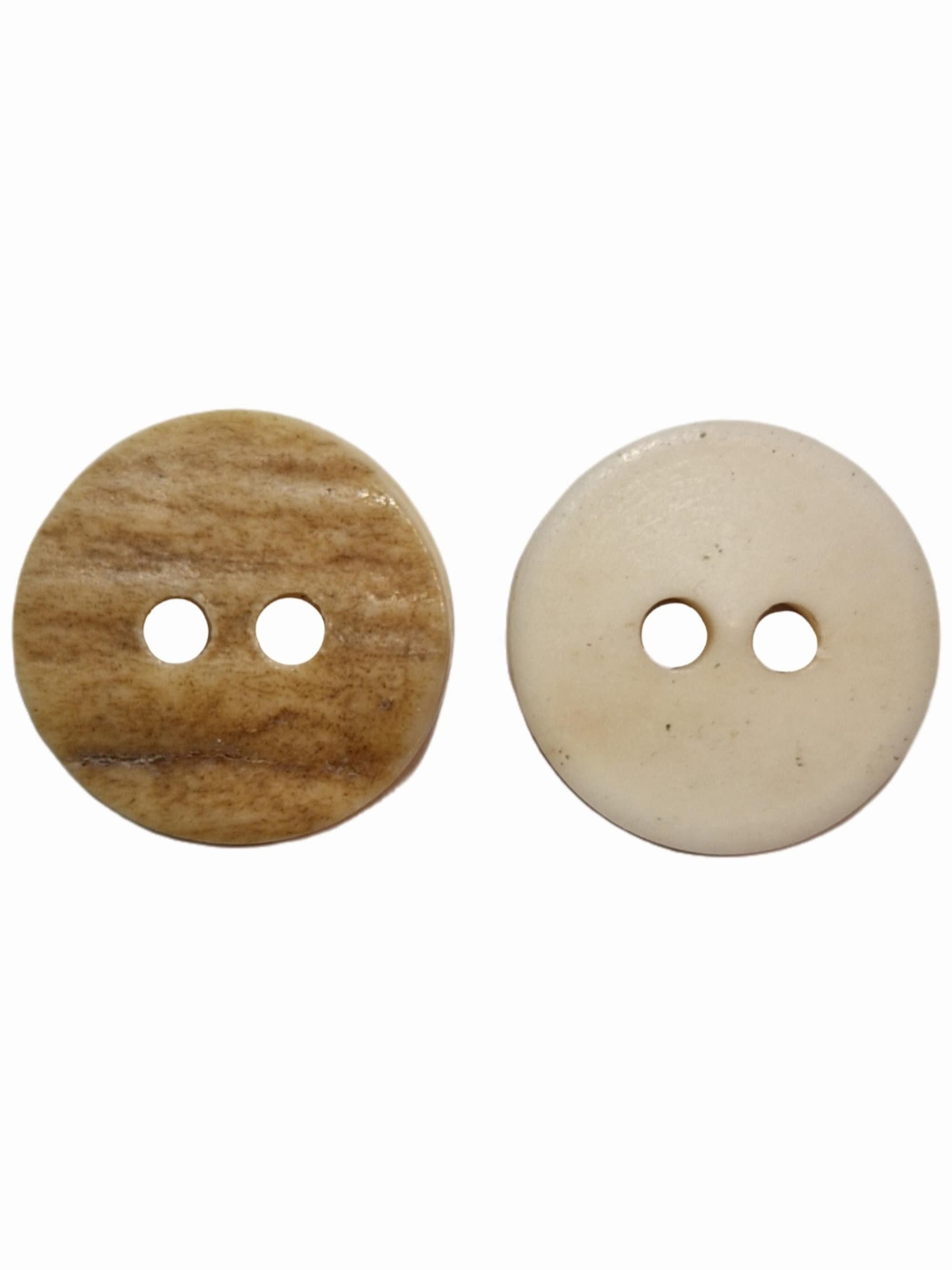 Handmade Buttons Antler Buttons Horn Buttons Natural Antler Etsy