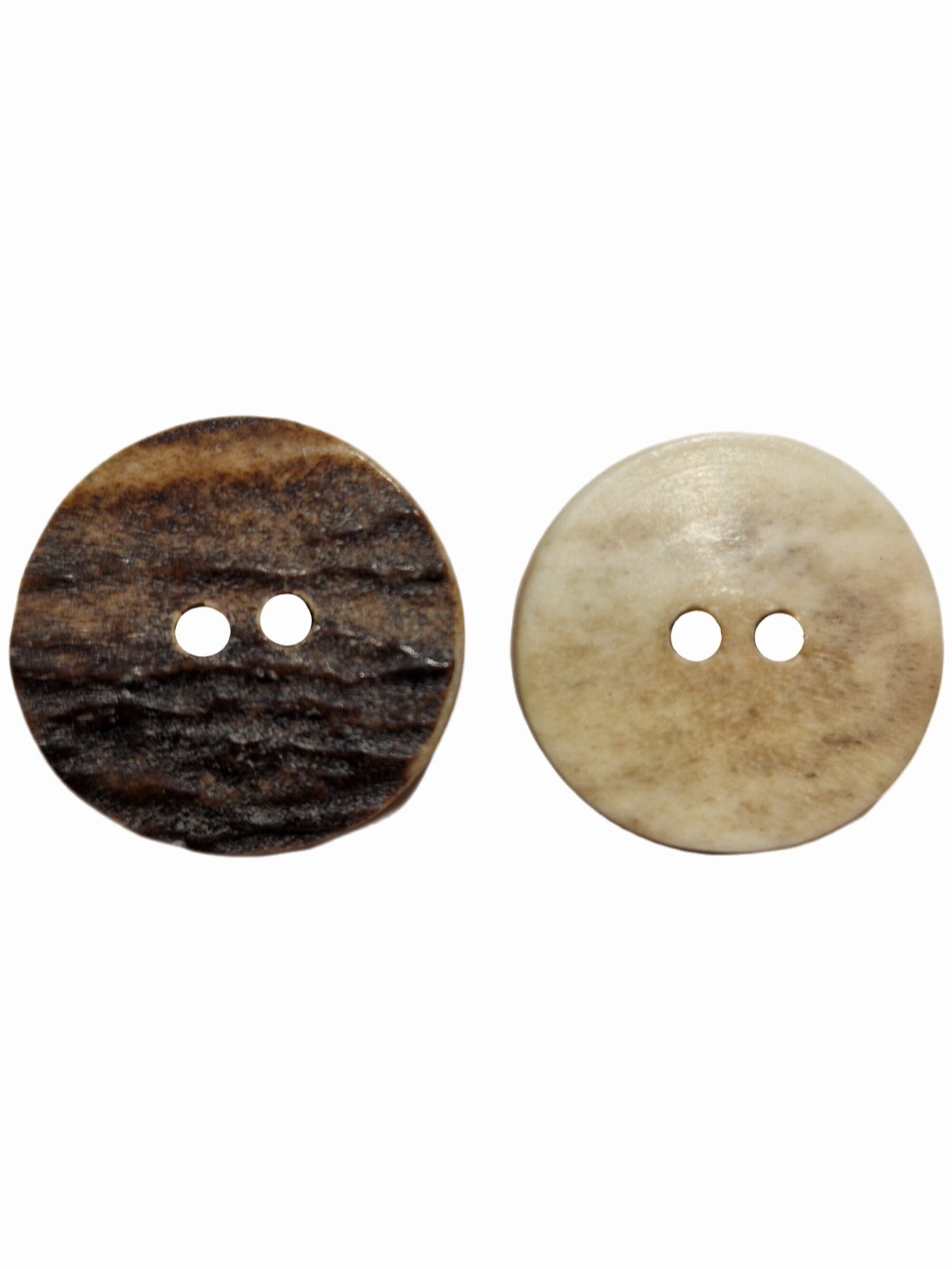 Handmade Buttons Antler Buttons Horn Buttons Natural Antler Etsy
