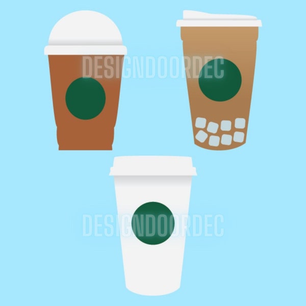 Starbucks Door Decoration Etsy