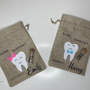 Personalised Tooth Fairy Bags