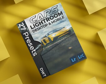 27 Car Lightroom Presets, Automotive Photography Filters for Mobile and Desktop