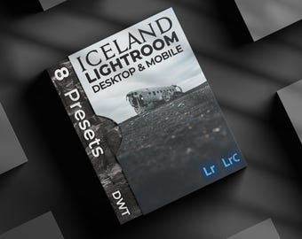 Iceland Lightroom Presets, Moody Nature Filters & Travel Photography Editing Pack for Mobile and Desktop