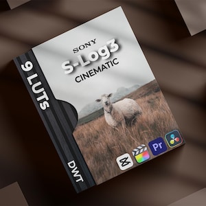 sLOG 3 LUT PACK 9 Cinematic LUTs for Sony a7S3