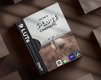 sLOG 3 LUT PACK 9 Cinematic LUTs for Sony a7S3
