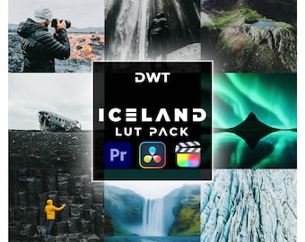 Cinematic Lut Pack ICELAND 12 LUTs by DWT