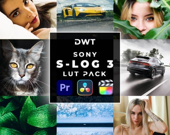 sLOG 3 LUT PACK 9 Cinematic LUTs for Sony a7S3