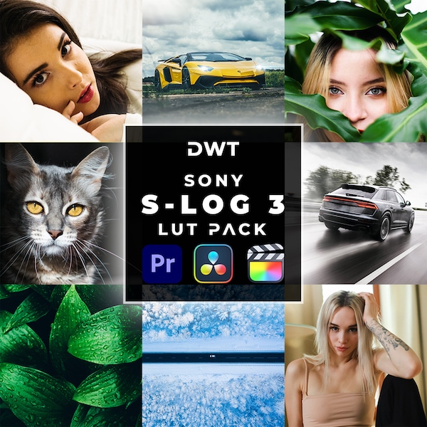 sLOG 3 LUT PACK 9 Cinematic LUTs for Sony a7S3