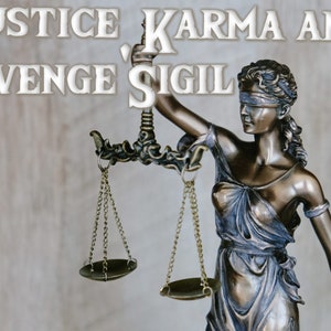 Sigil Magick Justice Is Served | Sigil | Protection Sigil | Revenge Sigil | Instant Karma Sigil | Justice Divination Sigil | Money Sigil