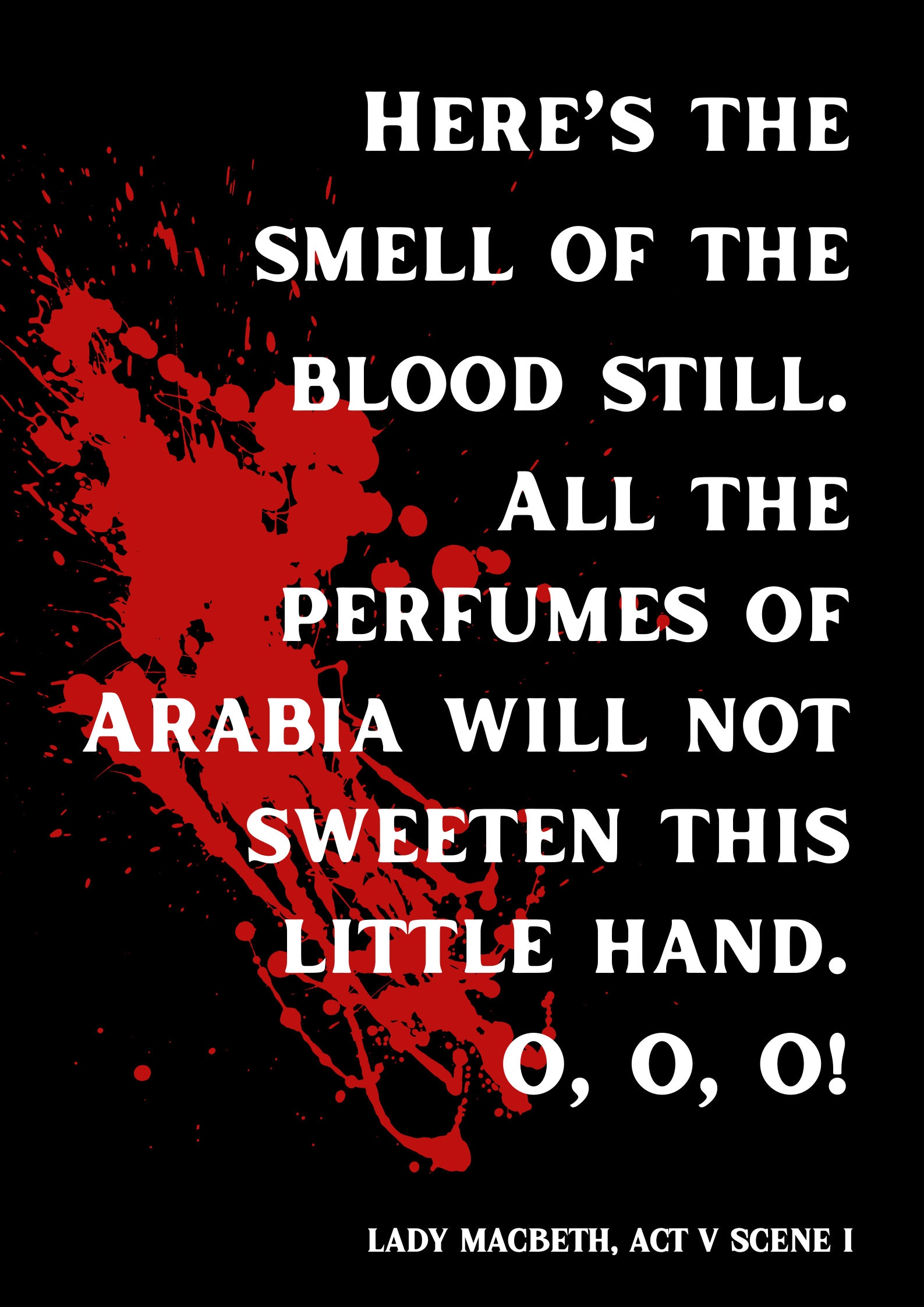 Shakespeare's 'macbeth' - 12 Key Quotes for GCSE English Literature (good  for Classroom Posters or Teaching Materials) - Etsy Israel, image size:1587x2245