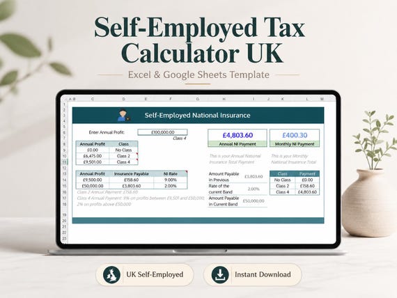 Self-Employed Tax Calculator (UK)