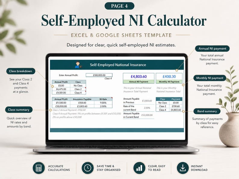 Self-Employed Tax Calculator (UK) image 4